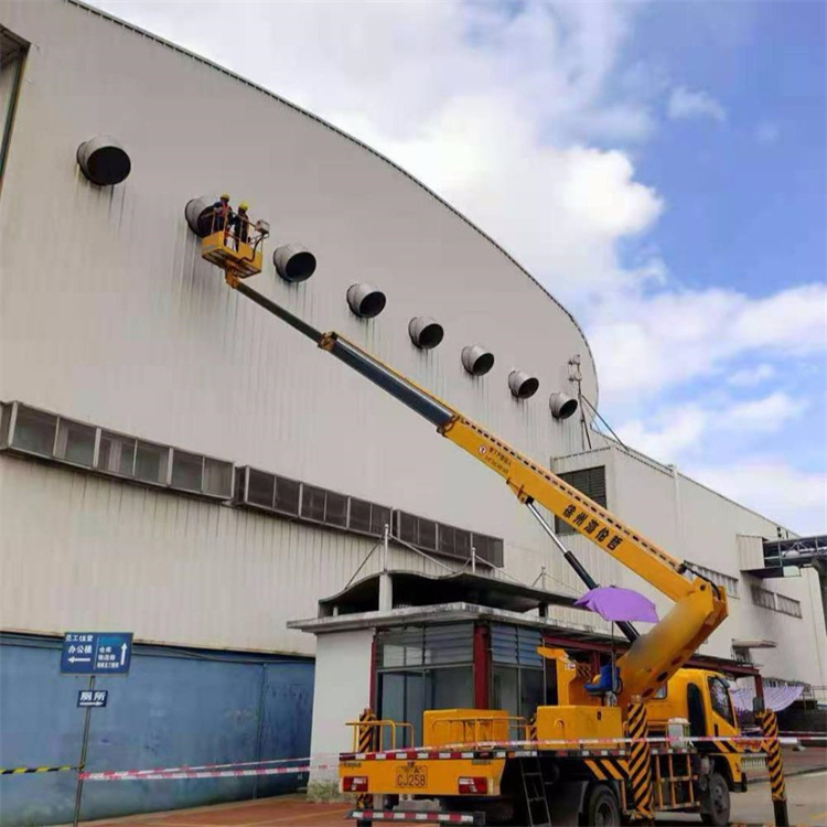 畜禽良种场高空作业车出租服务：专业广告牌安装解决方案