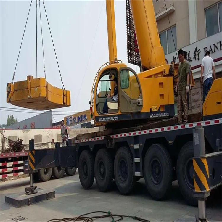 畜禽良种场当地吊车出租|机器吊装|75吨|工厂搬迁服务